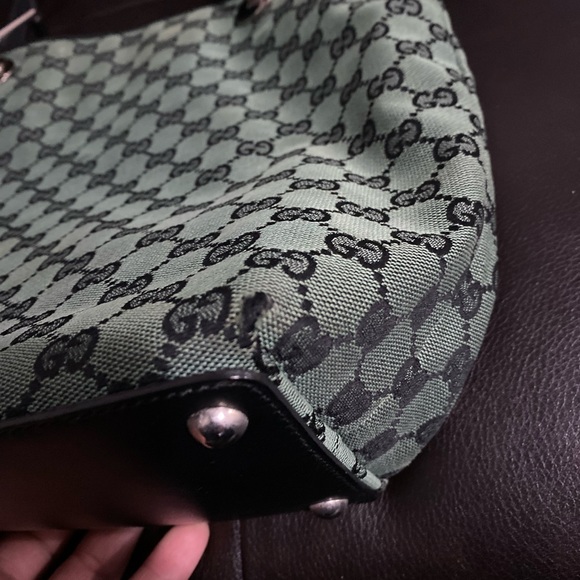 Gucci Eclipse Vintage GG Monogram Canvas / Leather Bucket Tote Bag. - Picture 11 of 17